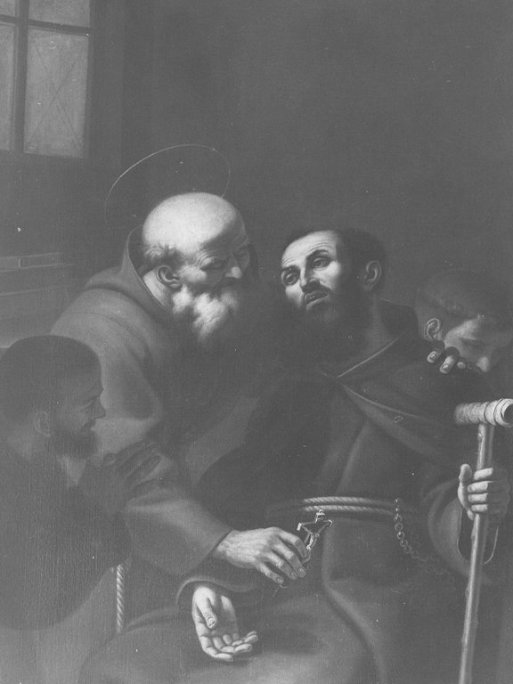 morte di San Francesco d'Assisi (dipinto) - ambito genovese (met&agrave; se